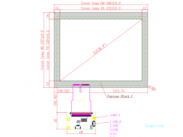 8.4寸电容式触摸屏液晶显示器触摸屏USB接口应用于机器人、军工、车载、医疗、工业等行业