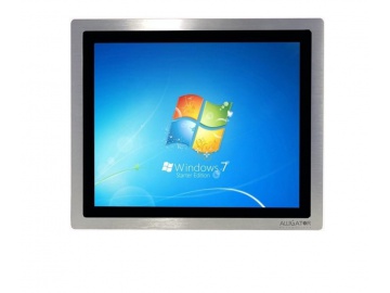 17寸电容式触摸屏X86工业工控一体机嵌入式温压抗干扰电容触控平板触摸屏显示器1280*1024 280cd/m&sup2;