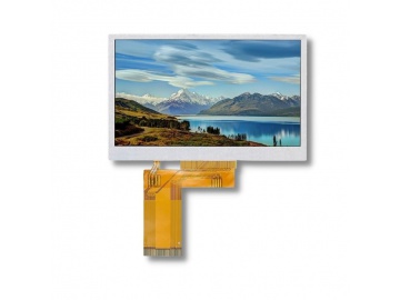 4.3" TFT显示屏TN液晶屏 RGB接口, 480x272 用于工业和医疗家居 ST7282