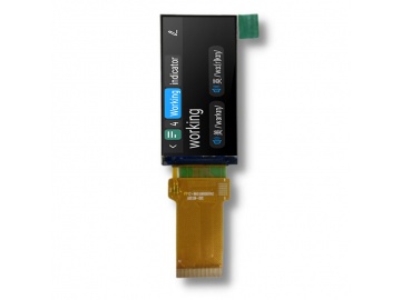 1.9寸TFT显示屏 IPS液晶屏 条形, MCU/SPI接口, 170x320, 用于智能翻译笔, 电动牙刷