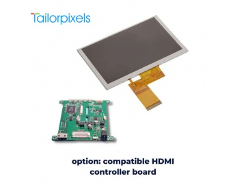 5寸IPS显示屏, TFT液晶屏, HDMI可选, 800x480分辨率, RGB接口