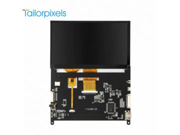 7.0" TFT显示屏, IPS液晶屏, HDMI 触摸屏, VGA接口, 用于连接树莓派, LattePanda, 集成显示器