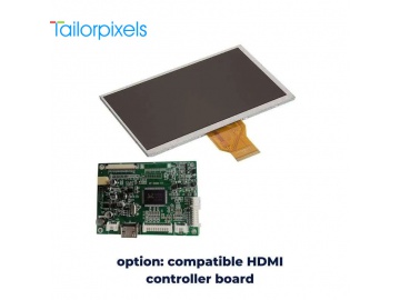 7寸TN显示屏, TFT液晶屏, HDMI可选, 800&times;480分辨率, RGB接口