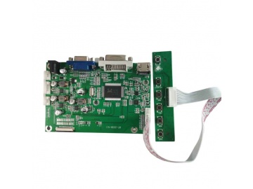 15.6寸TFT显示屏控制板, 支持HDMI/VGA/DVI, LCD控制板, 支持分辨率为1920&times;1080, 用于显示器, 一体机