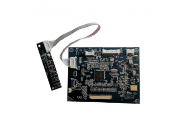 10.4寸TFT显示屏控制板, VGA/CVBS/S-VIDEO, LCD控制板, 支持多种显示屏分辨率, 用于信号转换, 一体机