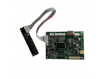 7寸TFT显示屏控制板, HDMI/VGA/CVBS输入, LCD控制板, 支持多种显示屏分辨率