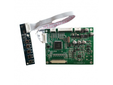 5.6寸TFT显示屏控制板, RGB to VGA/CVBS, LCD控制板, 支持多种显示屏分辨率