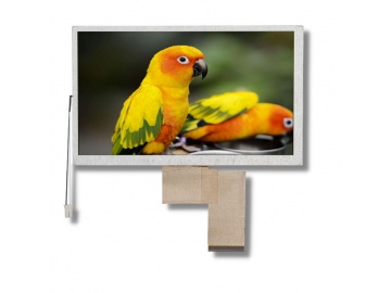 8" TFT显示屏, TN液晶屏, RGB接口, 800x480像素, 应用于工业仪器仪表, 智能家居等