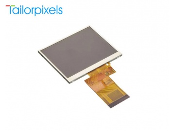 3.5" TFT显示屏, TN液晶屏, RGB接口, 320x240像素, 用于工业手持设备