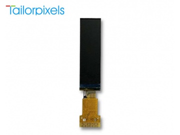 0.89" 竖屏, IPS液晶屏, TFT彩色显示屏, SPI接口, 40x160分辨率, 用于手持设备
