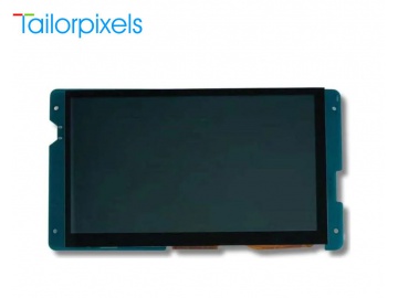 7寸串口液晶显示屏, UART屏, TFT IPS显示屏, 带电阻/电容触摸屏, 1024x600, 用于工控, 商业, 户外