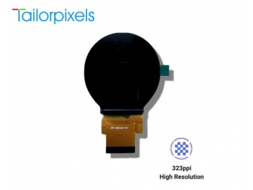 2.1寸LCD圆屏, IPS液晶屏, TFT-LCD显示屏, 3SPI+18RGB接口, 480x480, 用于商业, 穿戴