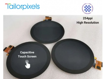 4寸LCD圆屏, IPS液晶屏, TFT-LCD显示屏, MIPI接口, 带触摸屏, 720x720分辨率, 用于汽车显示器, 智能家居