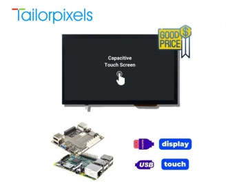 10.1英寸TN液晶屏 TFT显示屏, Raspberry PI屏, 1024x600, 工业用, 单板计算机