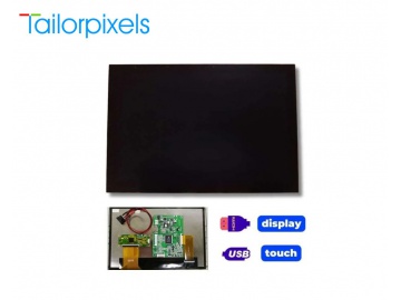 10.1英寸IPS触摸屏, TFT显示屏, 1280x800像素, HDMI接口, HX8288*4HX8695*1, 用于商业, 广告机等