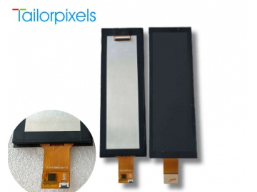 7.84" 长条屏, IPS液晶屏, 长条触摸屏, LVDS接口 400x1280, 用于户外商业设备, 汽车行业