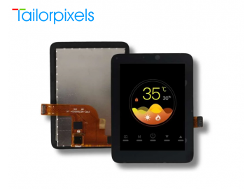 2.8" IPS液晶屏, TFT彩色显示屏, MIPI接口, 480×640分辨率, 带触摸屏, 用于便携式设备、医疗设备、工业控制面板等。