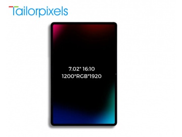 7.02" 竖屏, IPS液晶屏, TFT彩色显示屏, MIPI接口, 1200&times;1920分辨率, 用于商业设备