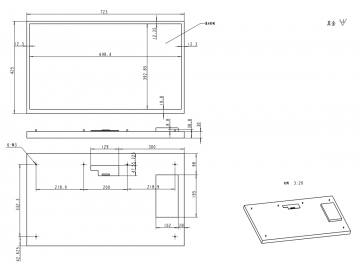 ZXGL3203- LD320EUY-SQA3 HV320FHB-N02 1920*1080 LVDS接口 亮度2000cd/m² 户外高亮液晶屏模组