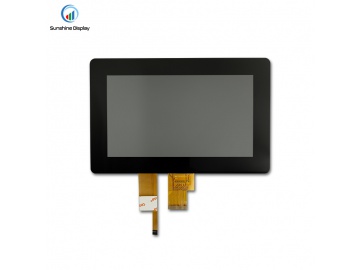 高亮 850亮度 阳光下可读 7Inch 800X480 分辨率带电容触摸