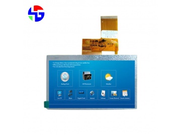 4.3英寸TFT LCD 40PINS Digital IPS 450亮度 800x480 便携式显示器
