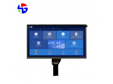 10.1英寸TFT液晶显示器 LVDS TN 1024x600 摩托车显示屏