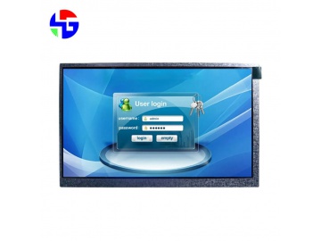 7.0英寸TFT显示屏 工业显示屏 触摸屏 300亮度 40PINS RGB接口