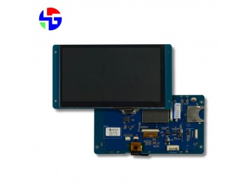 7.0 英寸智能TFT LCD RS232/TTL 系列型号显示屏 800x480像素 触摸屏
