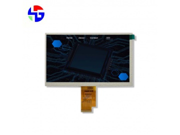 7.0英寸TFT液晶显示屏 1024*600 800亮度 40PINS LVDS 高亮液晶屏