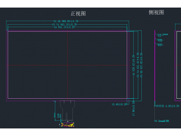 43寸国产防眩电容屏 G+G 16:9 可增加屏蔽、加热 工控 军工 多接口多点触摸
