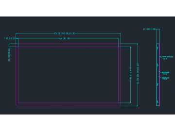 17.3寸液晶模组 国产防眩 屏蔽 电容触摸 宽温工作 抗振动性能好 满足军工 工控要求