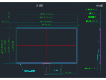 32寸液晶模组 国产防眩高亮 屏蔽 电容触摸 宽温工作 抗振动性能好 满足军工 工控要求