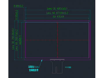 21.5寸 全国产防眩高亮屏蔽电容触摸加固显示模块 宽温工作 抗振动强 满足军工 工控要求