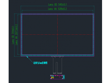 23.8寸 全国产防眩高亮屏蔽电容触摸加固显示模块 宽温工作 抗振动强 满足军工 工控要求