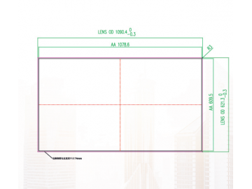 49寸国产防眩屏蔽电容触摸加固显示模块 屏蔽 满足军工要求