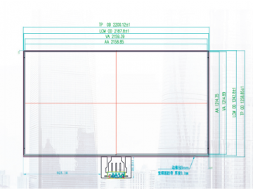 98寸国产防眩屏蔽电容触摸加固显示模块 屏蔽 满足军工要求