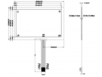7寸电阻触摸屏 工控 军工