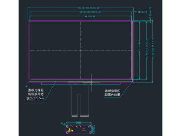 17.3寸 全国产防眩屏蔽电容触摸显示模块 宽温工作 抗振动强 满足军工 工控要求