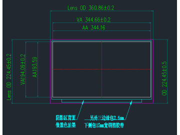 15.6寸防眩屏蔽显示模块 宽温工作 抗振动强 满足军工 工控要求 -20到60度工作
