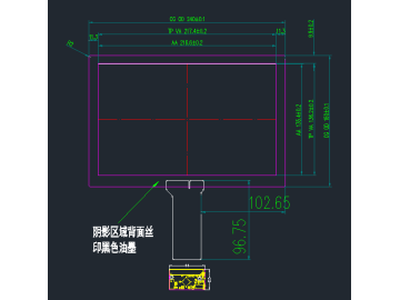 10.1寸国产化屏蔽3A电容触摸显示模块 宽温工作 抗振动性能好 满足军工 工控要求 -20到60度工作