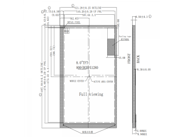 适用于车载/工控的显示屏, 可根据客户要求进行定制化设计。