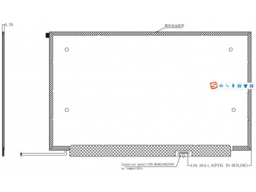 15.6吋 宽温 超薄3.7 高亮1000 高清FHD EDP接口 液晶模组 笔记本屏