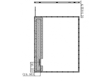10.1寸宽温液晶屏（-40~80工作）、高亮＞1000、轻薄2.8, 背光24v