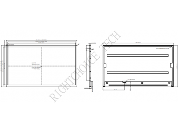 23.8英寸 3840*RGB*2160 , 500亮度 EDP接口 30PIN 彩色TFT液晶屏, 高亮液晶屏, IPS液晶屏, 使用于导播機/充电桩