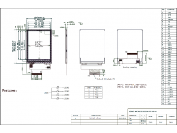 2.8寸带电阻触摸 240x320