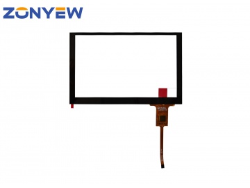 5寸工业级电容触摸屏, 多点触控, 带水触控, 戴手套触控, 广泛应用医疗, 工业, 仪器等领域