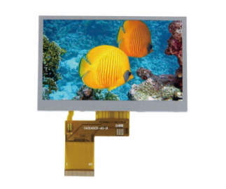 4.3寸TFT液晶显示屏 IPS液晶屏 800*480 TTL 40PINS 400亮度 医疗工控液晶屏