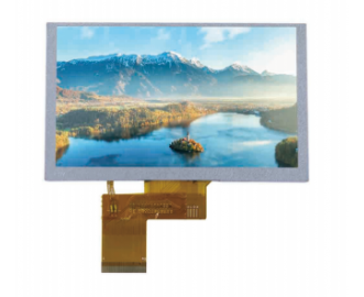 5.0寸TFT液晶显示屏 TN液晶屏 800*480 TTL 40PINS 500亮度