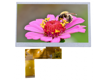 7寸TFT液晶显示屏 TN液晶屏 800*480 40PINS RGB 500亮度