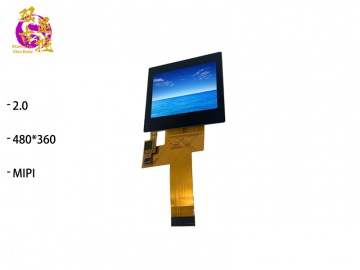 双古显控 2.0寸TFT电容触摸液晶屏ST7701s IPS屏 480*360 MIPI接口 全贴合 应用于智能穿戴、工控、医疗、智能家居、玩具等